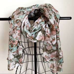 Floral Print Scarf